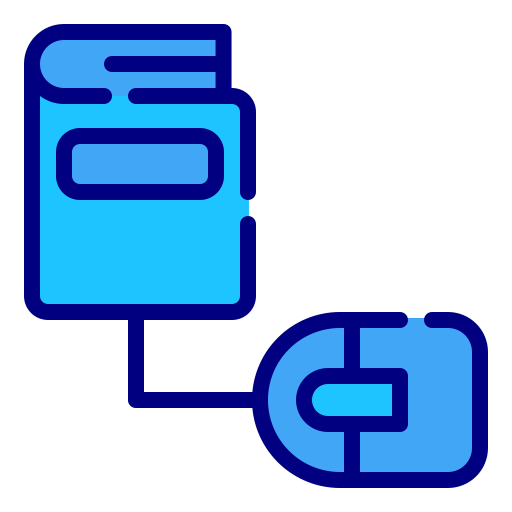 aprendizaje electrónico Generic Blue icono