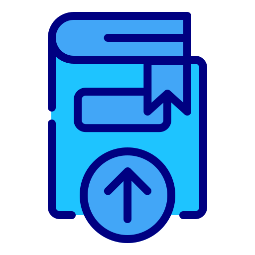 datei hochladen Generic Blue icon