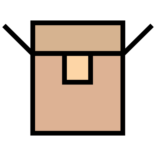 배달 상자 Generic Outline Color icon