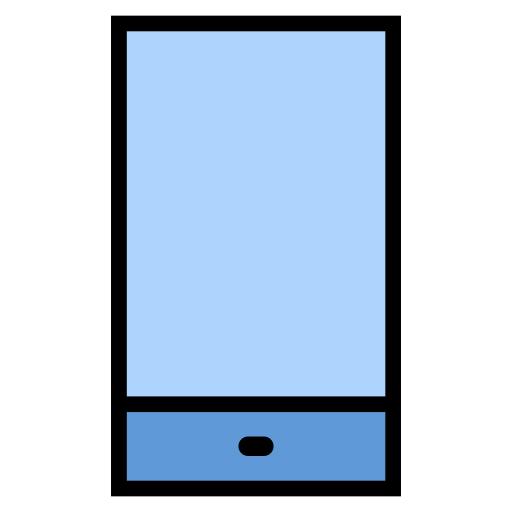 telefon komórkowy Generic Outline Color ikona