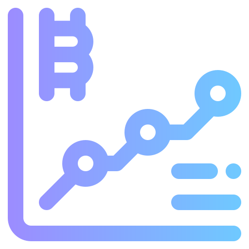 bitcoin Generic Gradient icoon