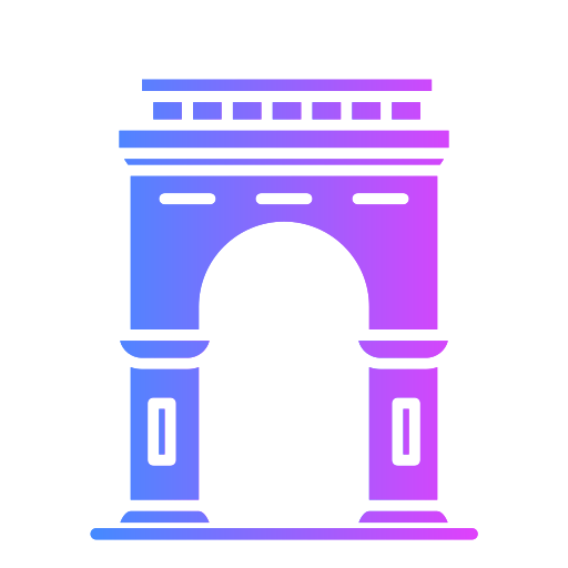 Триумфальная арка Generic Flat Gradient иконка
