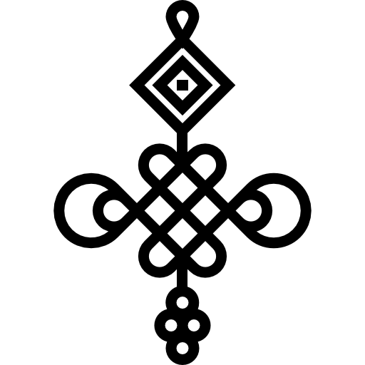 nudo chino Detailed Straight Lineal icono