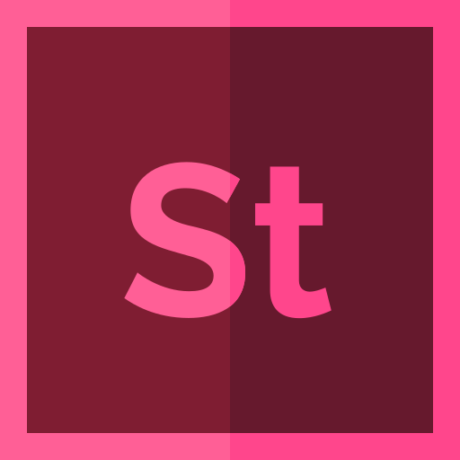 Stock Basic Straight Flat icon