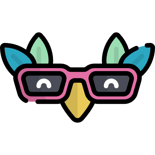 sonnenbrille Kawaii Lineal color icon
