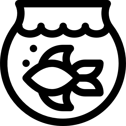 akwiarium Basic Rounded Lineal ikona