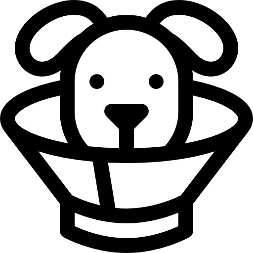 エリザベスカラー Basic Rounded Lineal icon