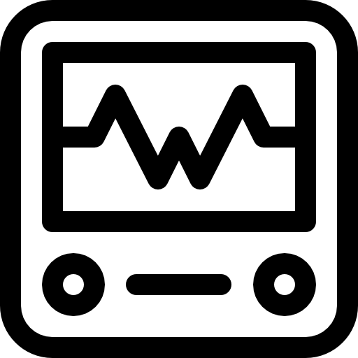 Кардиограмма Basic Rounded Lineal иконка