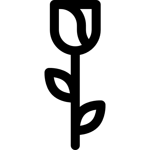薔薇 Basic Rounded Lineal icon