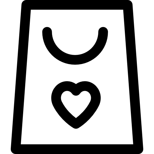 쇼핑백 Basic Rounded Lineal icon
