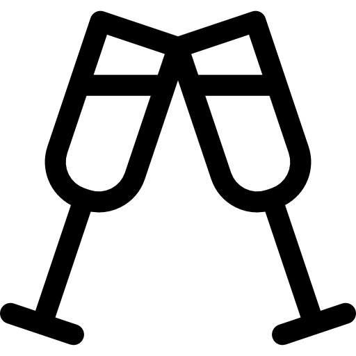 건배 Basic Rounded Lineal icon
