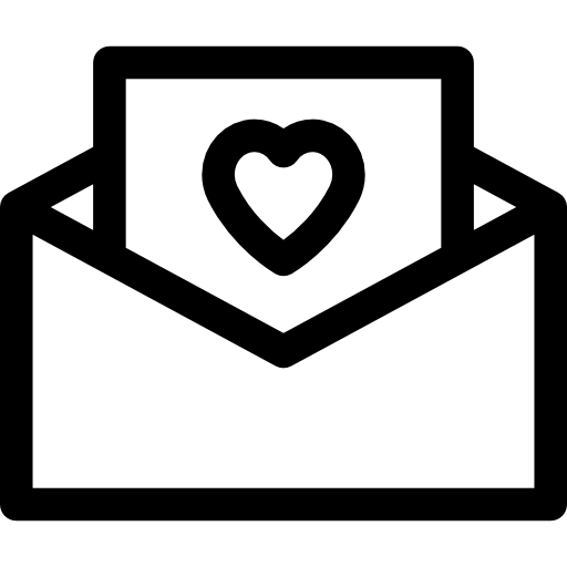 Письмо Basic Rounded Lineal иконка