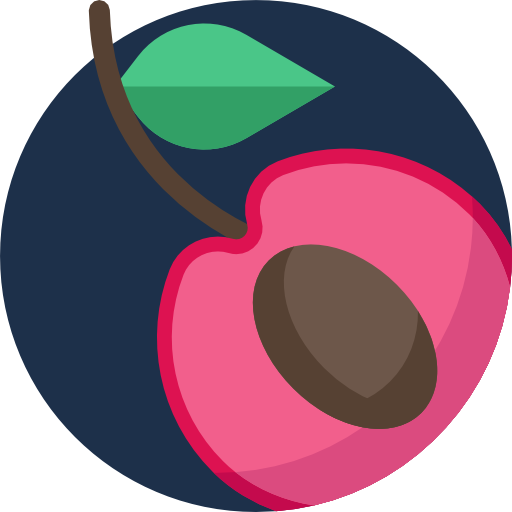 Cherry Detailed Flat Circular Flat icon