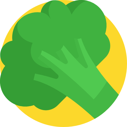 brócoli Detailed Flat Circular Flat icono