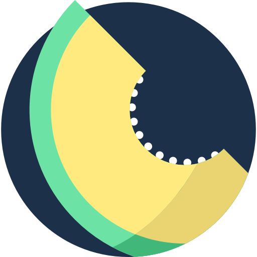 melón Detailed Flat Circular Flat icono