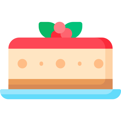 Cheesecake Special Flat icon