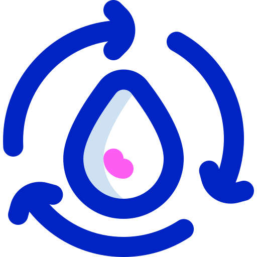 물 순환 Super Basic Orbit Color icon