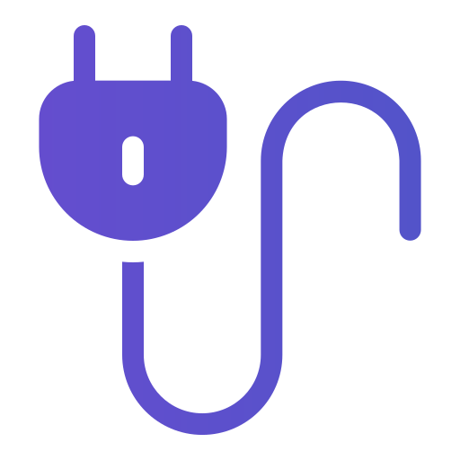 Power cable Generic Flat Gradient icon