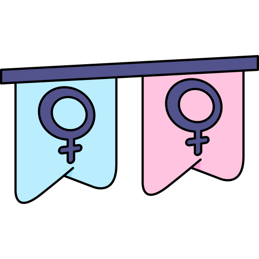 frauentag Generic Thin Outline Color icon