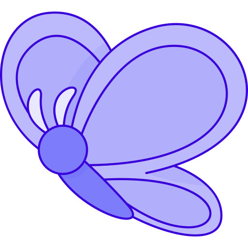 Бабочка Generic Outline Color иконка