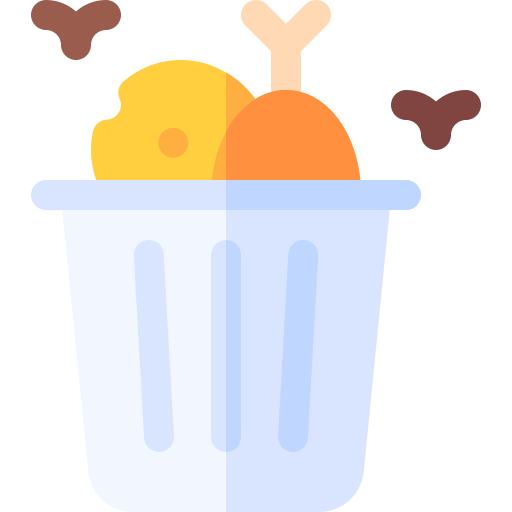 desechos alimentarios Basic Rounded Flat icono