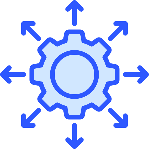 gestión de proyectos Generic Blue icono