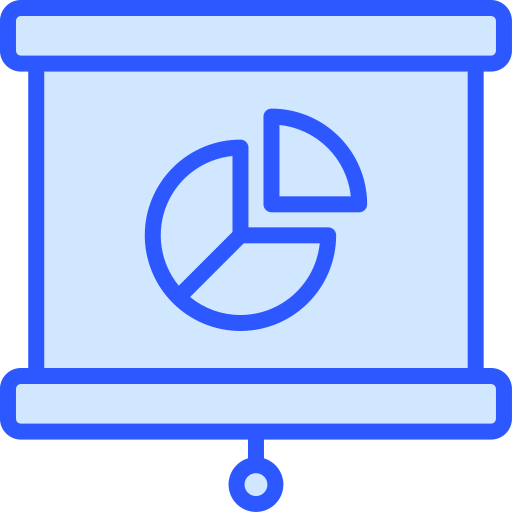 Pie cart Generic Blue icon