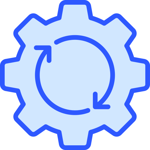 project management Generic Blue icoon