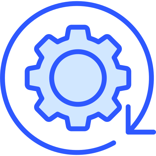 projektmanagement Generic Blue icon