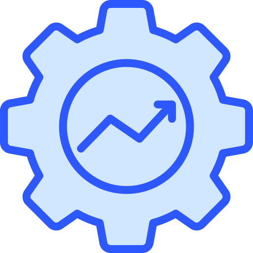 Growth Generic Blue icon