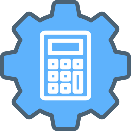 kalkulator Generic Fill & Lineal ikona