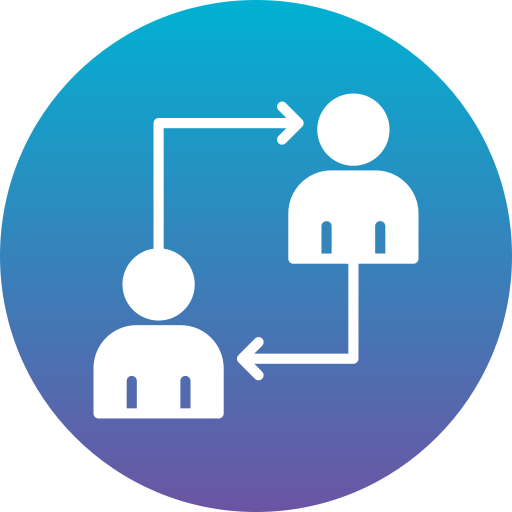 Exchange Generic Flat Gradient icon