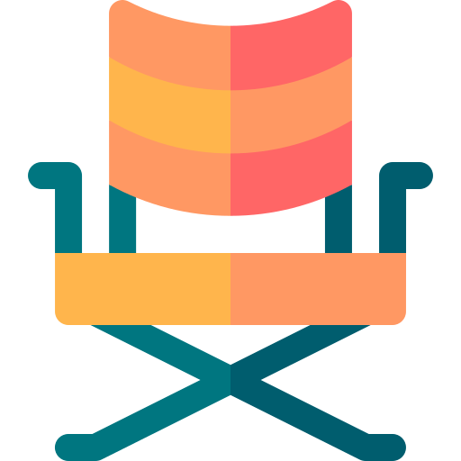 krzesło kempingowe Basic Rounded Flat ikona