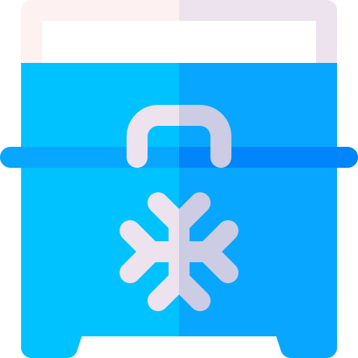 Portable fridge Basic Rounded Flat icon