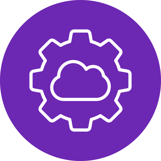 Cloud computing Generic Flat icon