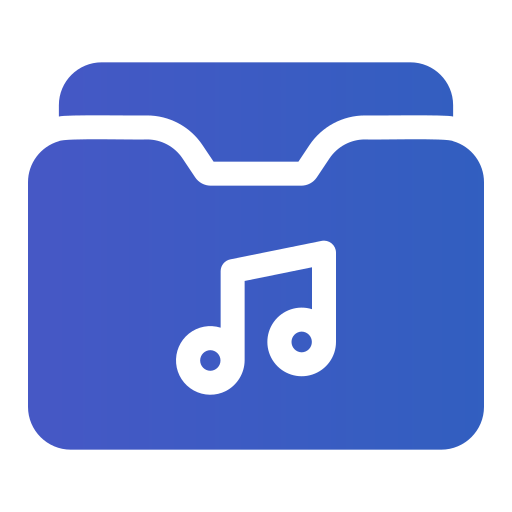 Music album Generic Flat Gradient icon