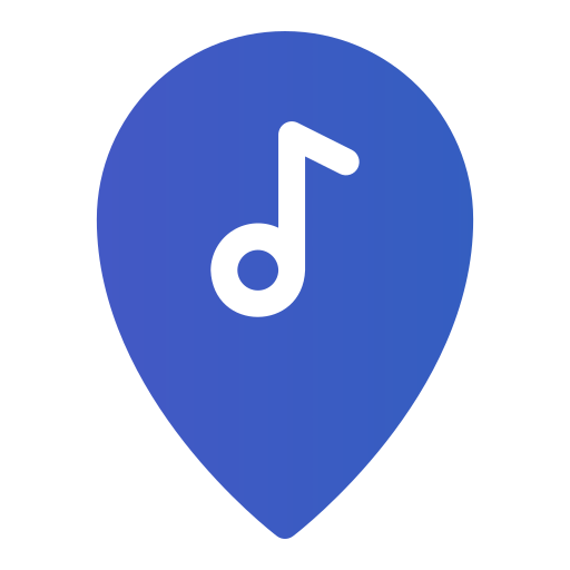 muziekwinkel Generic Flat Gradient icoon