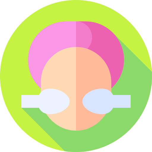 masaje facial Flat Circular Flat icono