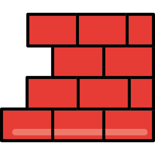 Brickwork Generic Thin Outline Color icon