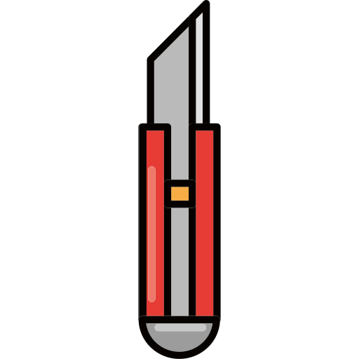 cutter Generic Thin Outline Color icon