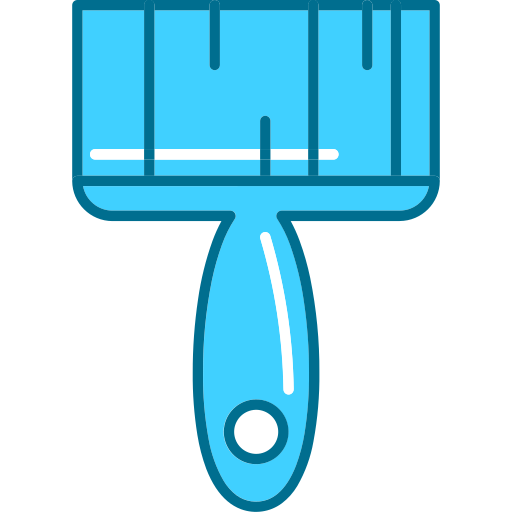 페인트 브러시 Generic Blue icon