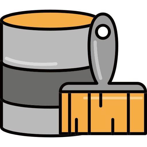 Paint bucket Generic Thin Outline Color icon