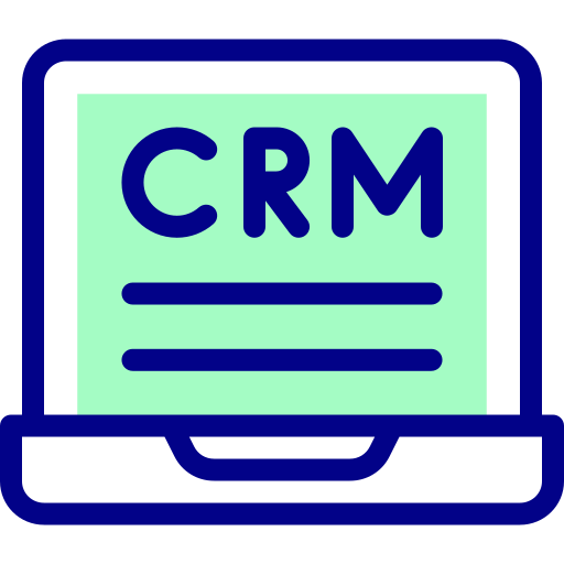 crm Detailed Mixed Lineal color icoon
