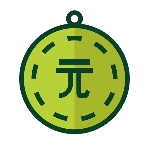 renminbi Generic Outline Color icono