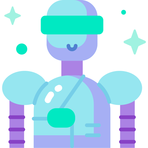 Robot Special Candy Flat icon