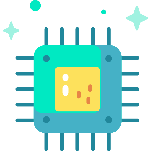 mikrochip Special Candy Flat icon