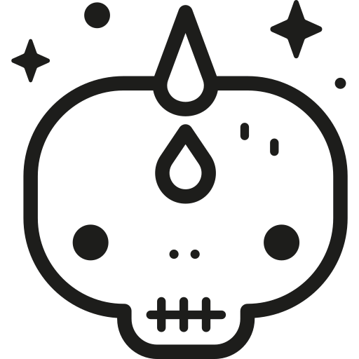 Skull Special Candy Lineal icon