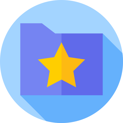 Звезда Flat Circular Flat иконка
