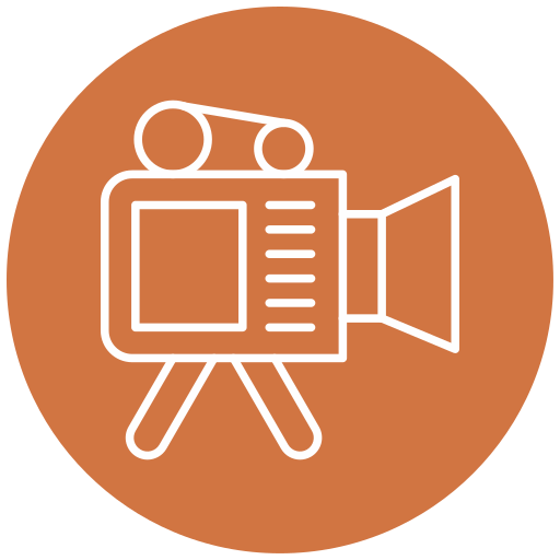 videokamera Generic Flat icon