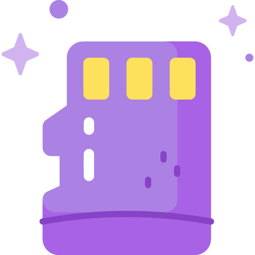 Memory card Special Candy Flat icon